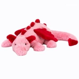 Jellycat Heart Dragon 4.7x5.5x19.7" Soft & Plush BNWT Authentic